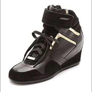 DKNY Wedge High Top Sneakers